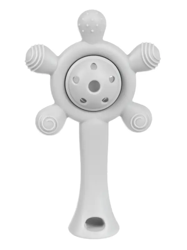 Набор силиконовых прорезывателей для зубов &laquo;Банан, погремушка&raquo;, 2 шт., Крошка Я