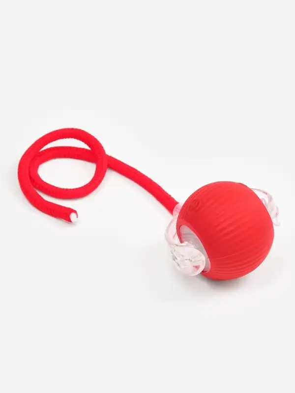 Интерактивная игрушка для кошек "Убегающий хвост", красная