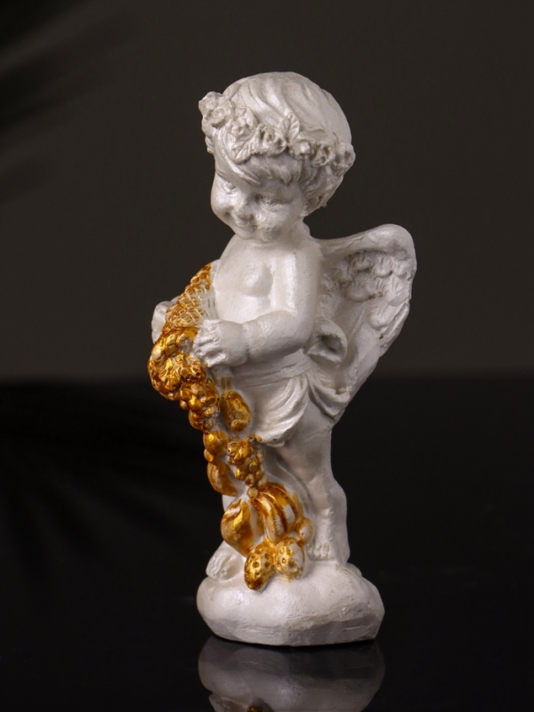 Ангел с рогом изобилия, 8,5х3 см, перламутр