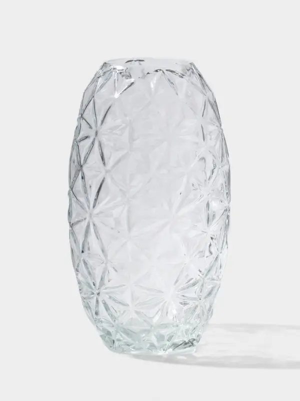 Ваза стекло настольная "Гунвор" 23,5х12 см, прозрачный