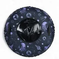 Тюбинг &ndash; ватрушка &laquo;Космос&raquo;, диаметр чехла 120 см, чёрная, Winter Star