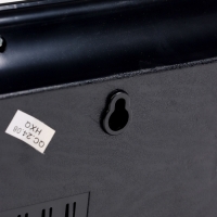 Часы электронные настенные, календарь термометр, 36.2 х 15.5 см, красные цифры 10 х 4.5 см   1076627