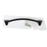 Ручка-скоба мебельная PC174BL, м/о 128 мм, цвет чёрный