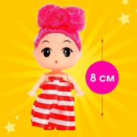 Кукла малышка &laquo;Алина&raquo; с коляской, цвета МИКС