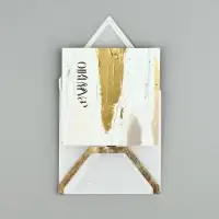 Открытка с конвертом &laquo;Поздравляю&raquo;, тиснение, 7 х 7 см