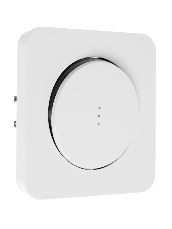 Выключатель, серия "Circular", 10 А, 1 кл., с подсветкой, скрытый, белый