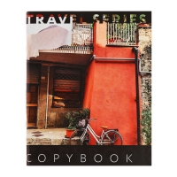 Комплект тетрадей из 4 штук, 96 листов в клетку Calligrata "Неделя отпуска", обложка мелованный картон, блок №2, белизна 75% (серые листы)