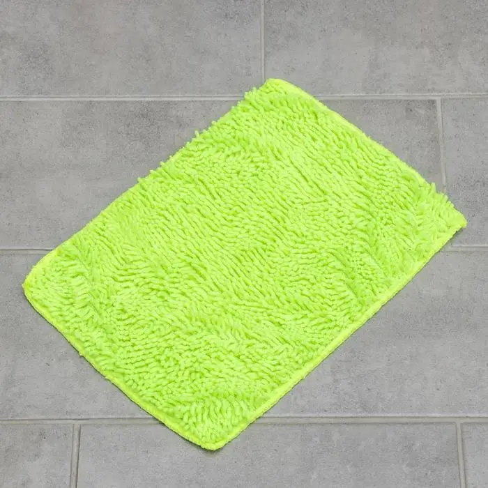 Насадка для швабры с зажимом-бабочкой, микрофибра, тонкая букля, 30&times;20 см, цвет МИКС