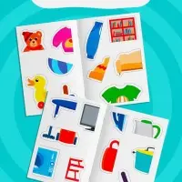 Наклейки-половинки "Окружающий мир", 20 наклеек