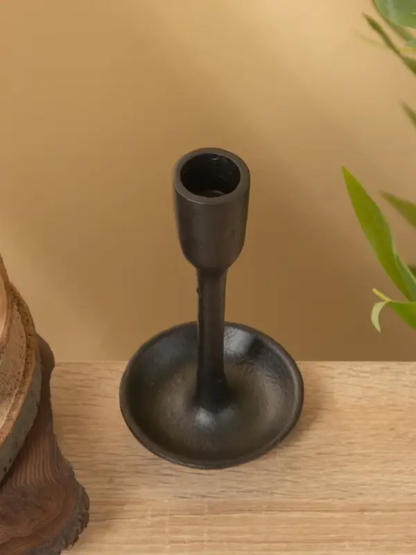 Подсвечник "Полночь" алюминий 8х8х15 см