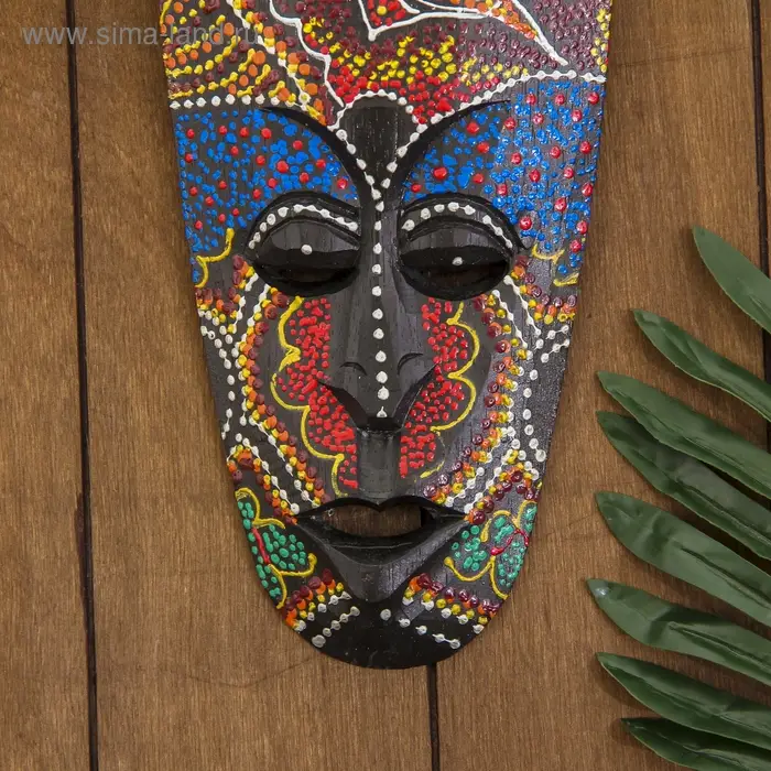 Маска дерево "Абориген рыбка" 3х12х30 см