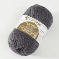 Пряжа для вязания спицами, крючком &laquo;Пехорский текстиль. Австралийский меринос&raquo;, 95% мериносовая шерсть, 5% акрил объёмный 400 м/100 г, (393 св. морен)