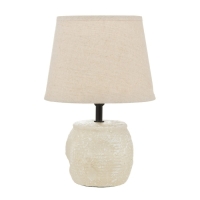 Настольная лампа "Леонила" Е14 40Вт серый 20х20х30см RISALUX