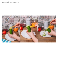 Овощерезка спиралью Доляна &laquo;Буратино&raquo;, 10,5 см, цвет МИКС