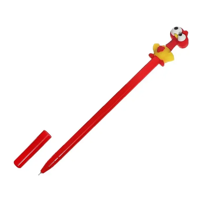 Ручка - прикол гелевая Calligrata &laquo;Курица&raquo;, МИКС