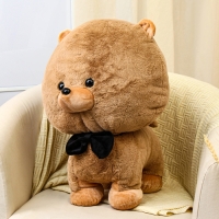 Мягкая игрушка &laquo;Собака&raquo; в бабочке, 60 см, цвет коричневый