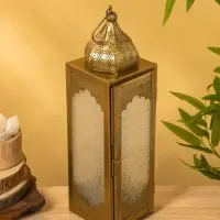 Подсвечник фонарь &laquo;Сокровищница&raquo;, 11&times;12&times;39 см, железо