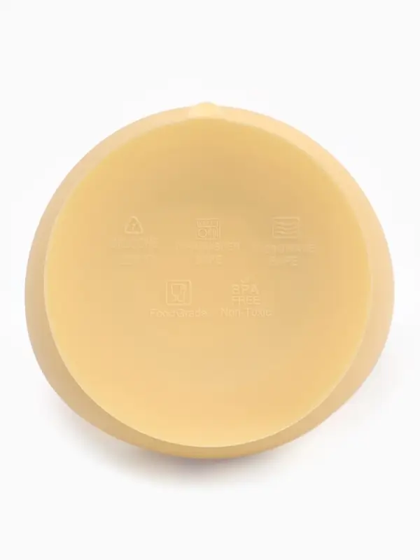 Тарелка детская на присоске и ложка, молочный, Mum&Baby