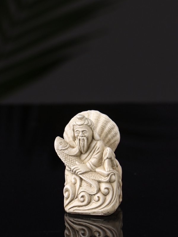 Набор фигур "Нэцкэ" 20х10х7 см, бежевый