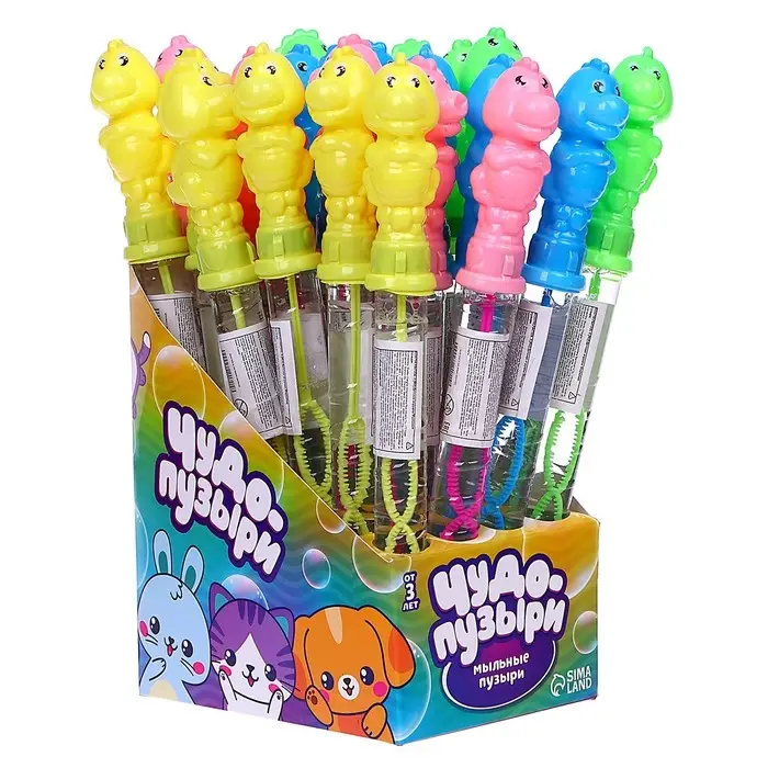 Мыльные пузыри &laquo;Динозавры&raquo;, 55 мл, МИКС