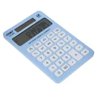 Калькулятор настольный 12-разрядный CS-588, корпус голубой