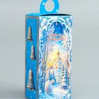 Подарочная новогодняя коробка &laquo;Рождественский звон&raquo; , сюрприз 11&times;6&times;21 см