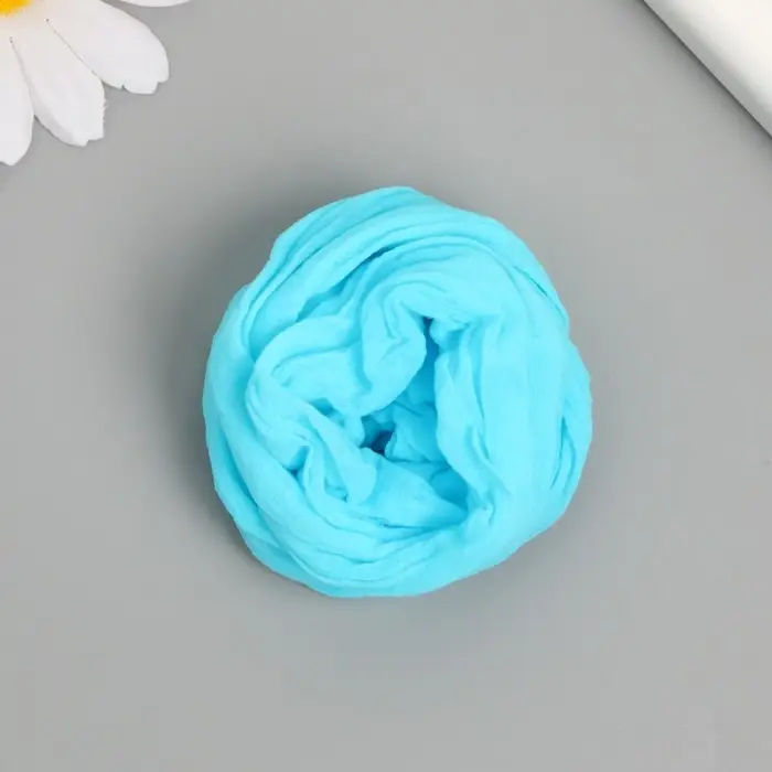 Капрон для цветов одноцветный "Голубое озеро" 50 см