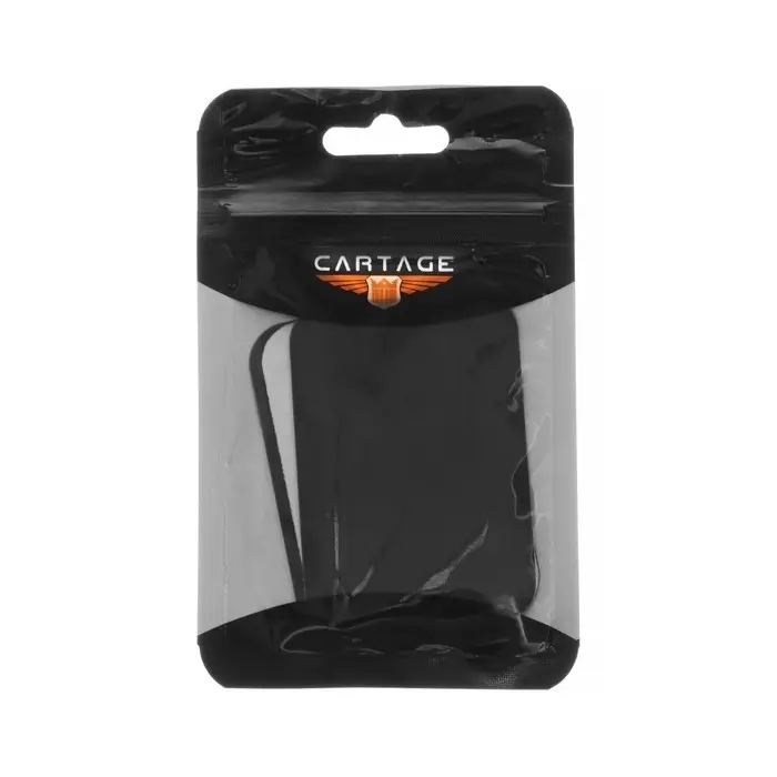 Пластина для магнитных держателей Cartage, 4.5&times;6.5 см, самоклеящаяся, черная