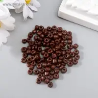 Бисер круглый 6/0 "Кофе" 20 гр