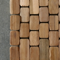 Коврик из тикового дерева, 40х30х0,7 см