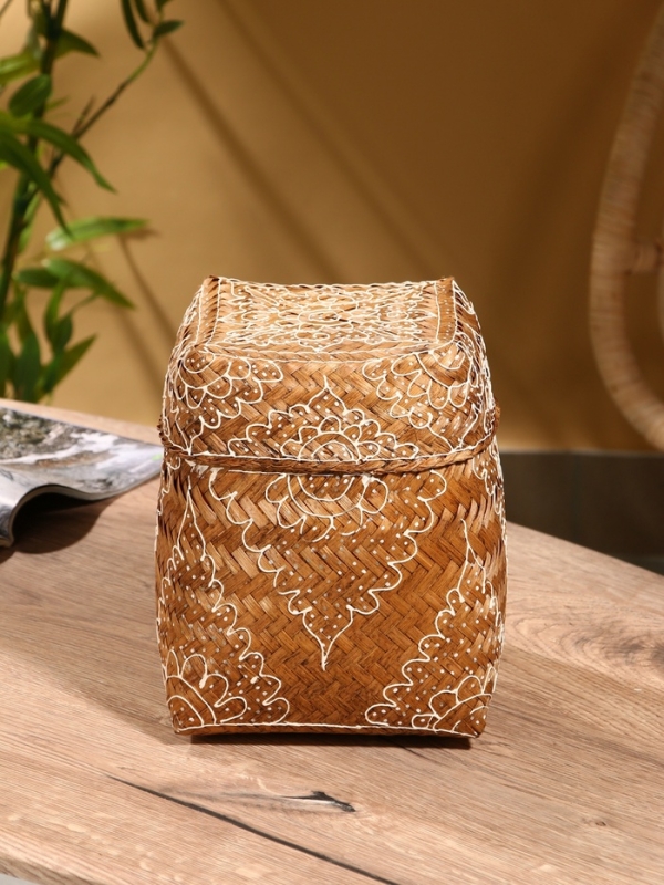 Корзинка плетеная "Морокко" 17х17х25 см