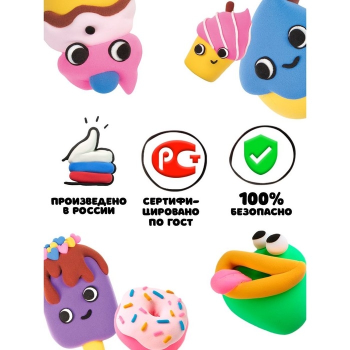 Лёгкий пластилин &laquo;Лепи Легко&raquo;, набор 36 шт., 12 цв.