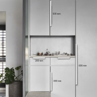 Ручка торцевая CAPPIO RP100WH, L=600 мм, цвет белый