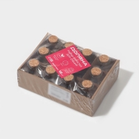 Набор баночек стеклянных для специй с пробковой крышкой Доляна &laquo;Парфе&raquo;, 50 мл, 4,5&times;4,5&times;6,8 см, 12 шт