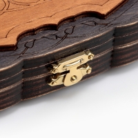 Нарды деревянные большие, резные, настольная игра "Змея", 45 х 45 см