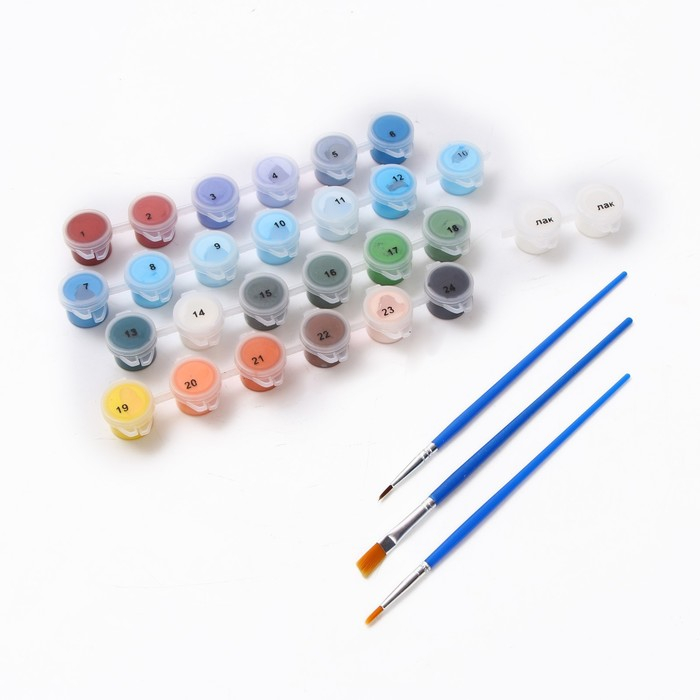 Картина по номерам на холсте с подрамником &laquo;Дельфины-друзья&raquo;, 40 х 50 см