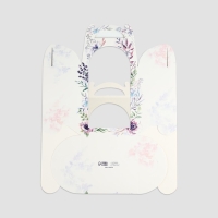 Коробка под маленький торт, кондитерская упаковка, &laquo;Венок&raquo;, 15 х 15 х 18 см