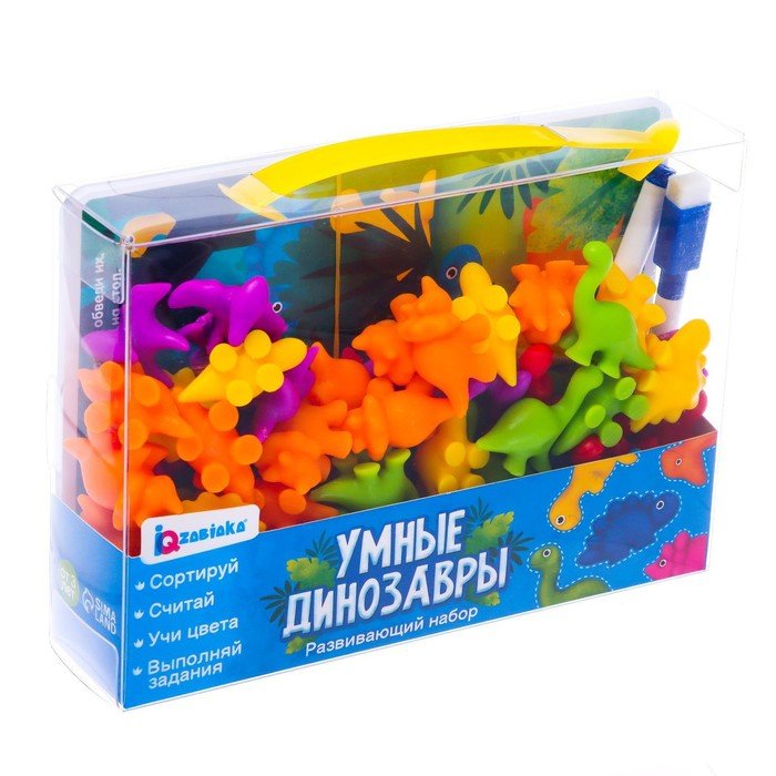 Развивающий набор &laquo;Умные динозавры&raquo;, 20 карточек, 3+