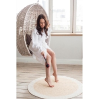 Массажёр-чесалка &laquo;Отдых&raquo;, двусторонний, универсальный, 35 &times; 6 &times; 8 см, цвет красный/чёрный