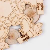 Подставка под горячее &laquo;Удачи и мира&raquo;, D=20 см, можжевельник