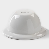 Салатник фарфоровый Magistro &laquo;Бланш&raquo;, 420 мл, d=15,3 см, цвет белый