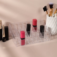 Органайзер для хранения маникюрных/косметических принадлежностей, 40 секций, 19 &times; 12 &times; 8 см, цвет прозрачный