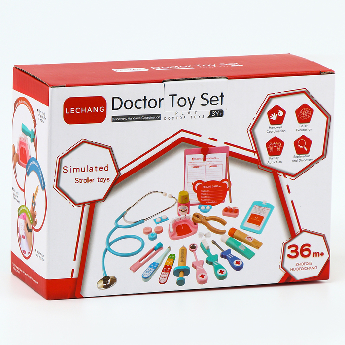 Детский набор доктора &laquo;Стоматолог&raquo; 33 предмета, 20,2 &times; 8 &times; 16 см