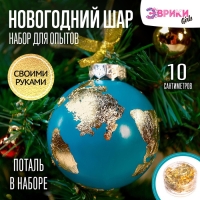 Набор для опытов &laquo;Новогодний шар&raquo;, ёлочная игрушка, диаметр 10 см