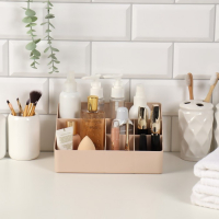 Органайзер для хранения маникюрных/косметических принадлежностей, 6 секций, 22 &times; 16,1 &times; 11 см, цвет МИКС