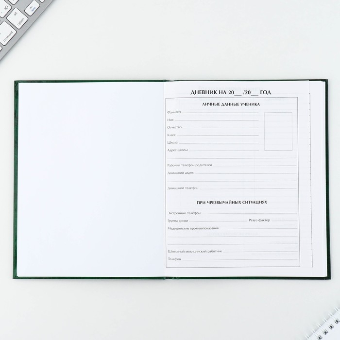Дневник школьный 1-11 класс универсальный &laquo;1 сентября:Зелёный&raquo;, твердая обложка 7БЦ, глянцевая ламинация, 40 листов