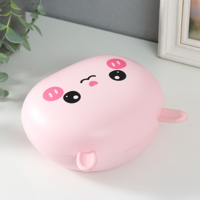 Шкатулка музыкальная механическая "Моя зайка" 15х12,7х7 см