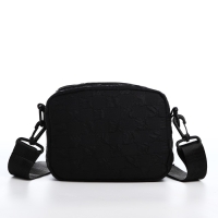 Сумка молодёжная на молнии, цвет чёрный