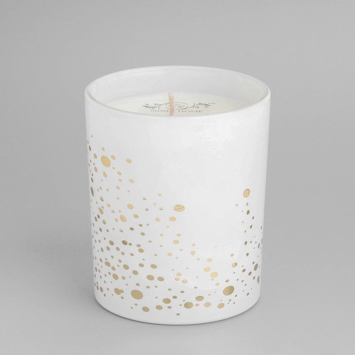 Свеча ароматическая "Golden Spot",бузина и грейпфрут, белый стакан