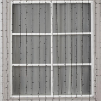 Гирлянда &laquo;Занавес&raquo; 2 &times; 6 м, IP44, УМС, тёмная нить, 1440 LED, свечение белое, мерцание, 220 В